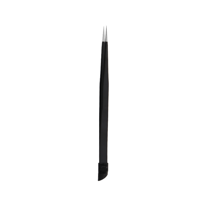 Pinzas largas de acero inoxidable con punta en forma de codo
