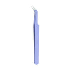 Pinzas largas de acero inoxidable con punta en forma de codo