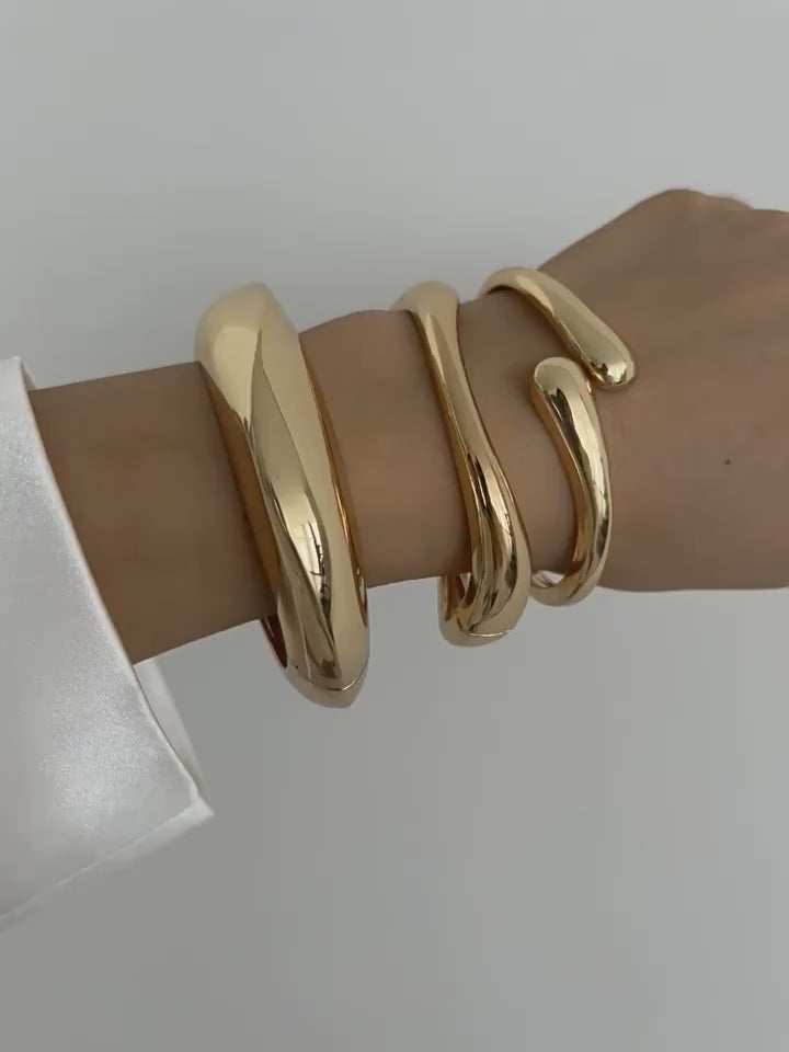 3 estilos de brazaletes metálicos estilo hip hop vintage